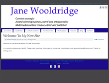 Tablet Screenshot of janewooldridge.com